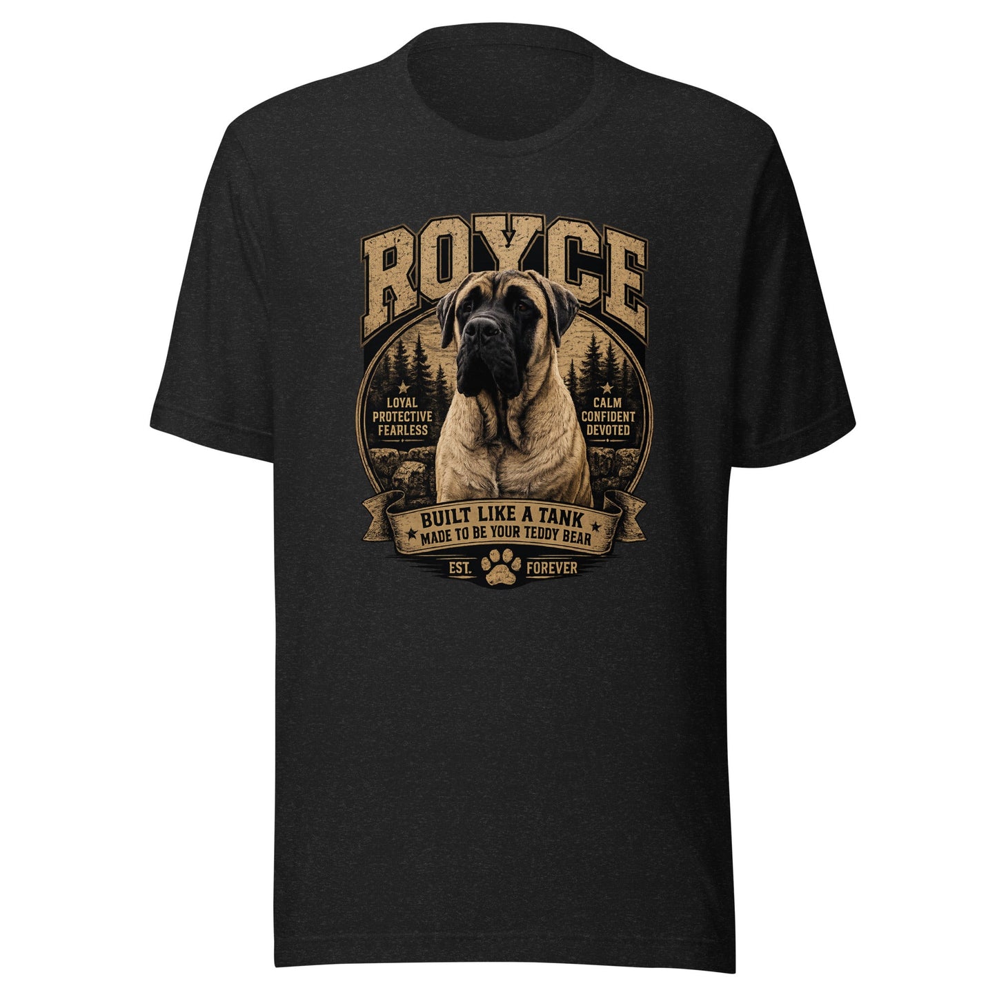 Custom Dog Portrait Tee — Bella+Canvas 3001